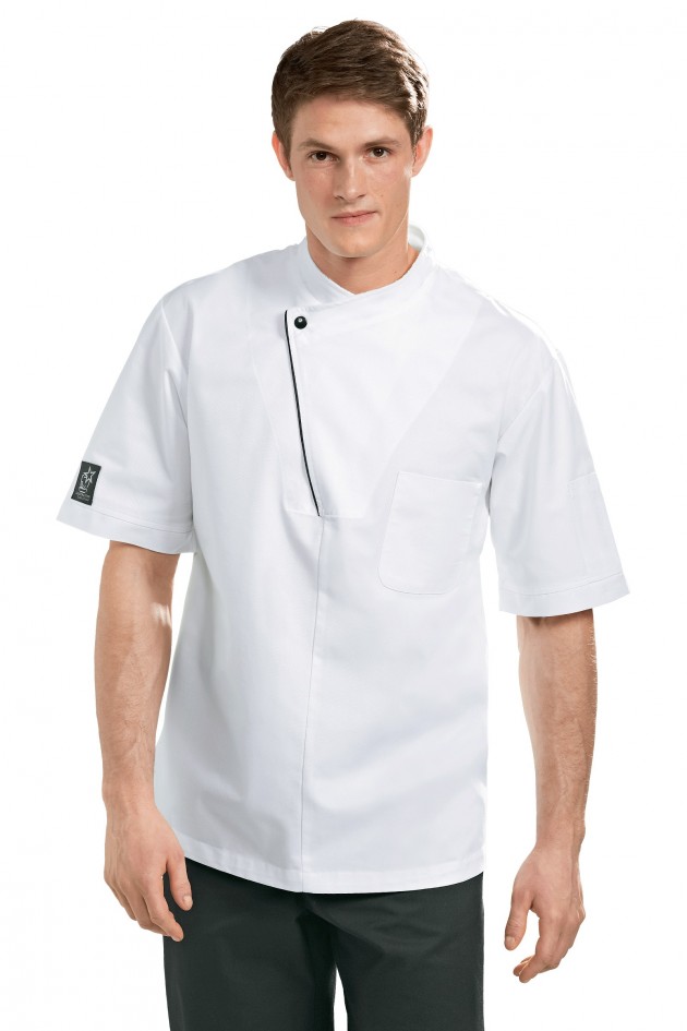 Short Sleeved White Chefs Jacket 