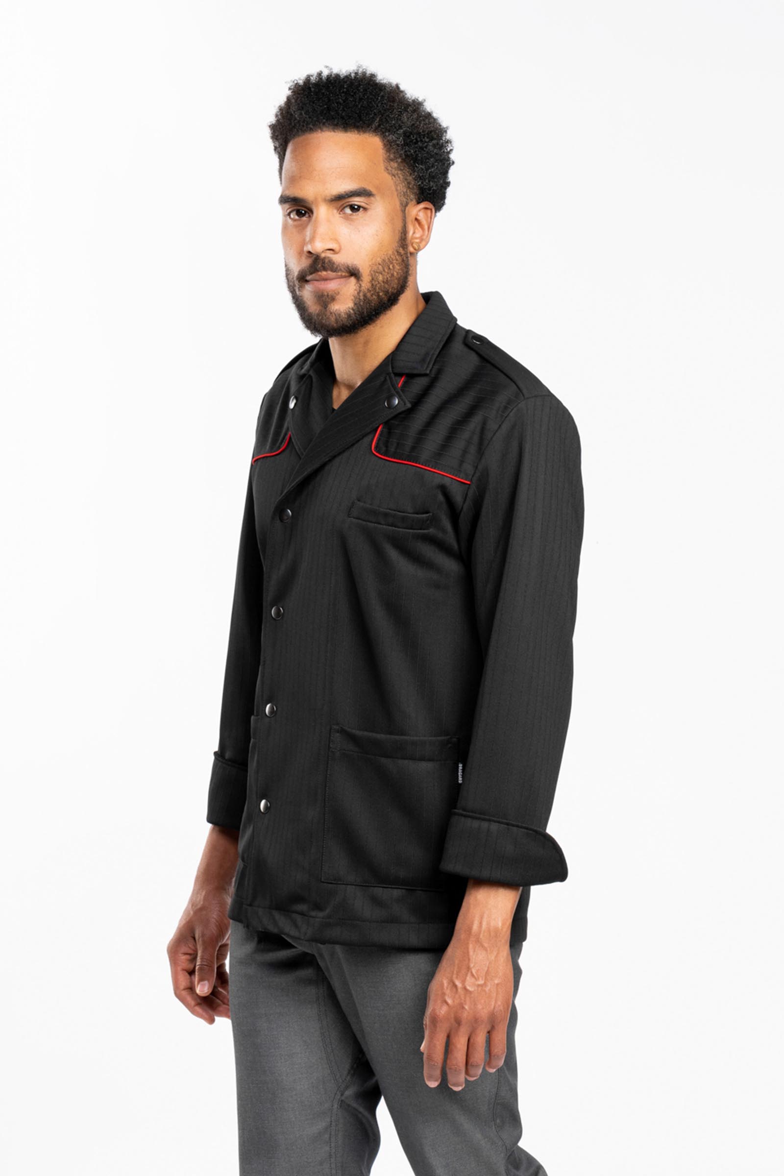 Butcher jacket | Butcher coat |Black or RED SAUL