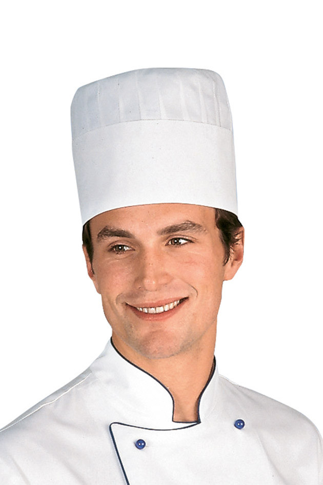 Elastic Back White Chef Hat 