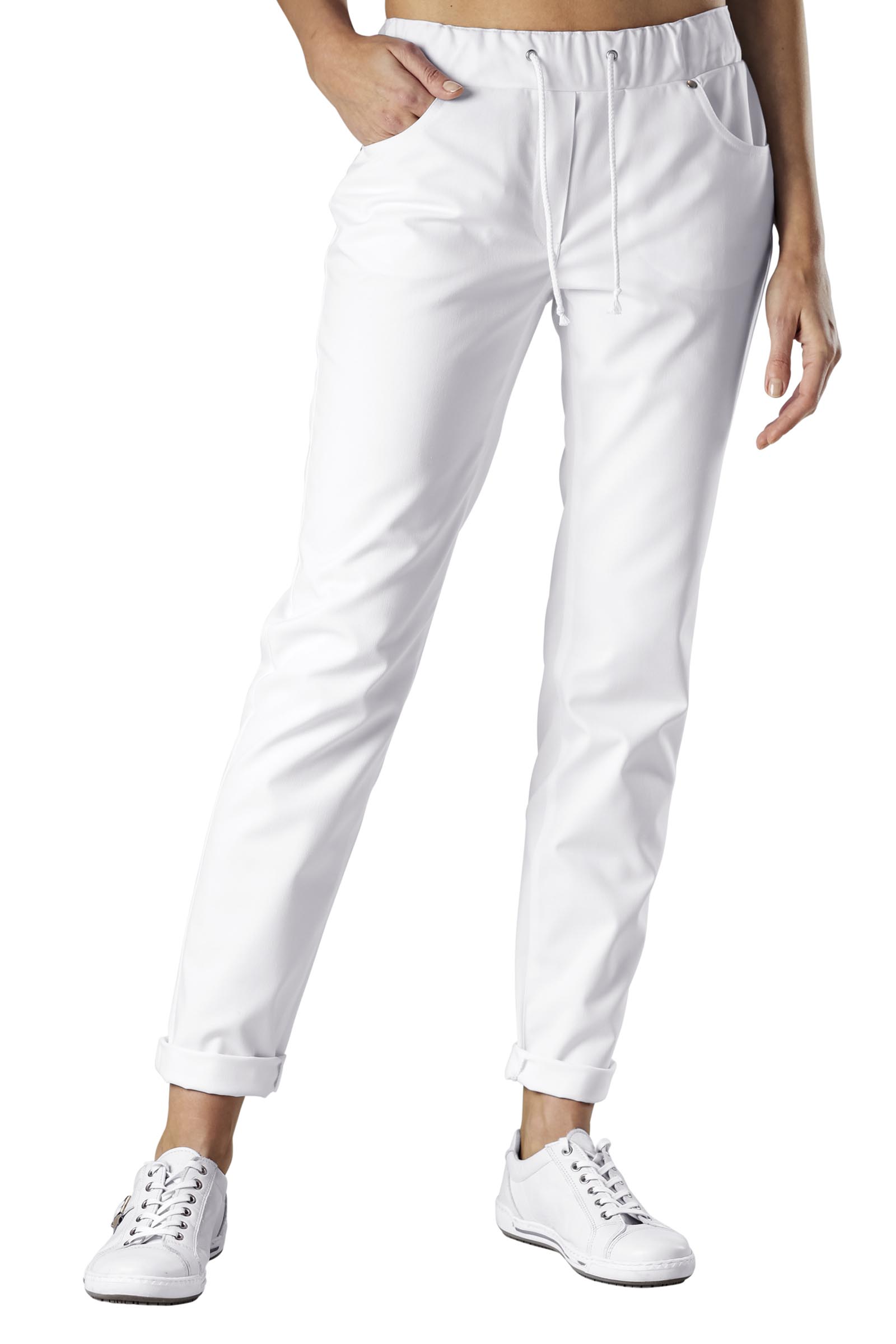 Medische broek voor dames in chinomodel l Elastische taille