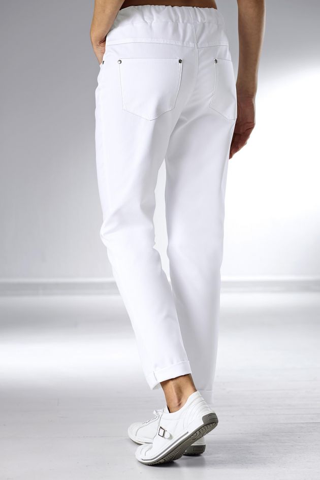 Medische broek voor dames in chinomodel l Elastische taille