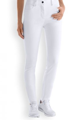 Pantaloni sanitari bianchi per donna
